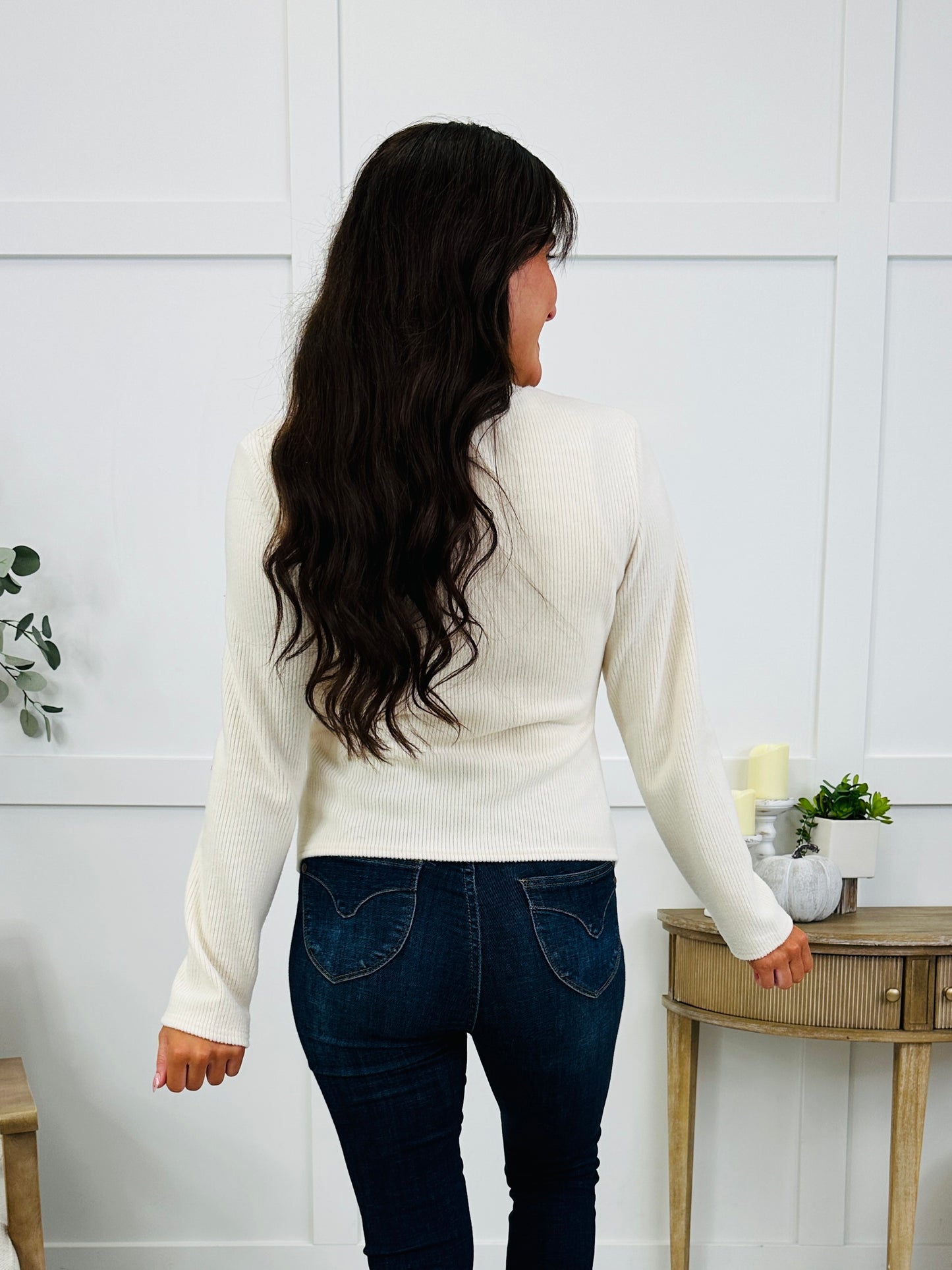 Quiet Luxury Cardigan In Cream