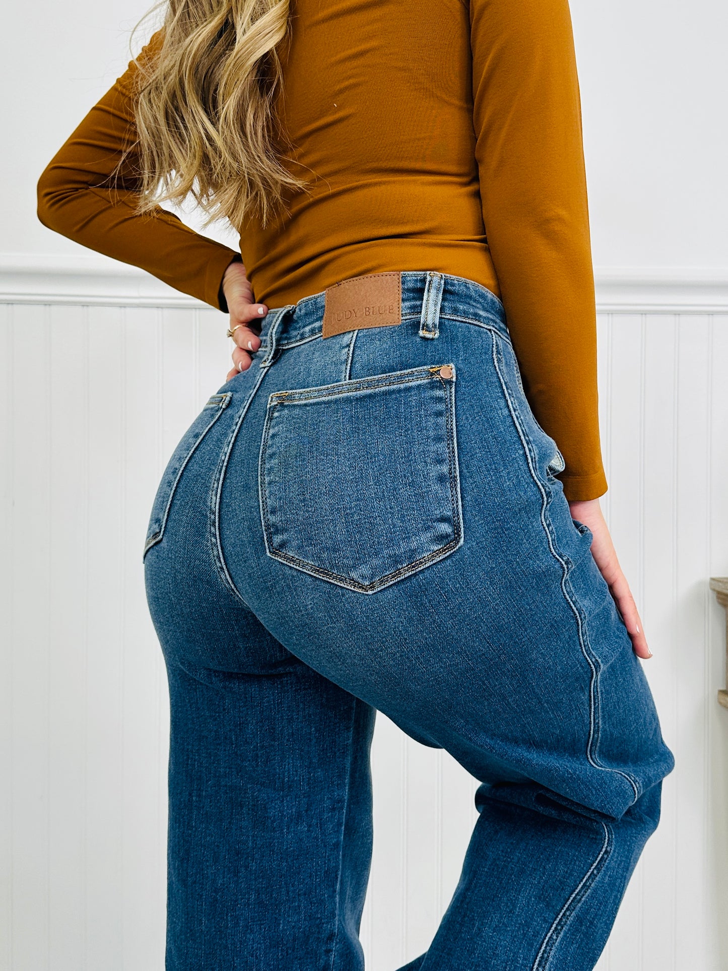 Judy Blue Downtown Dream Wide Leg Trouser Jeans