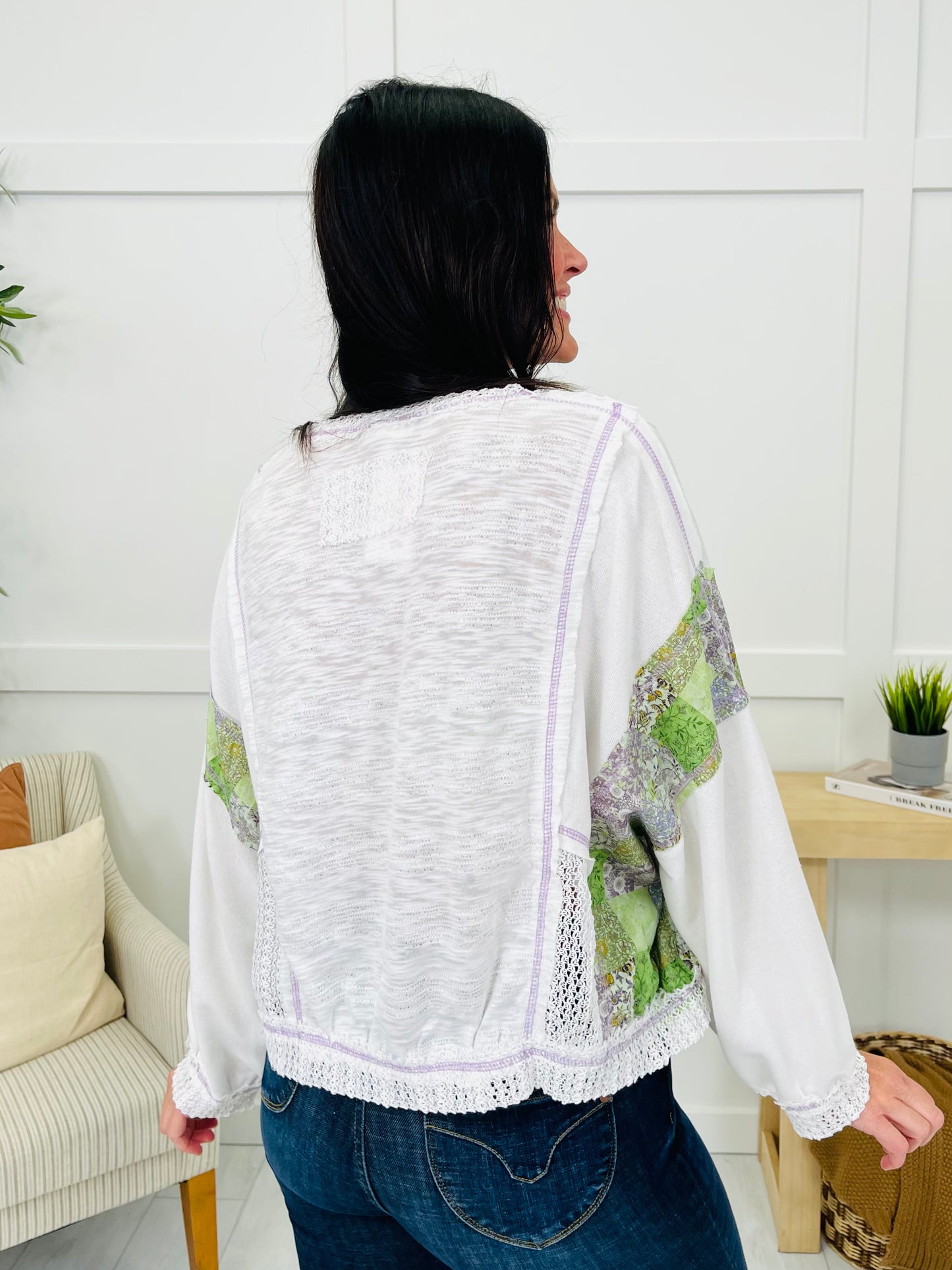 Shine Without Asking Top in Off White