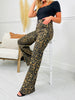 Judy Blue Walk On The Wild Side Retro Wide Leg Leopard Jeans