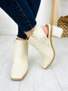 Frame Out Booties in Bone