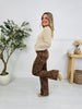 Vintage Bloom Tummy Control Wide Leg Jeans