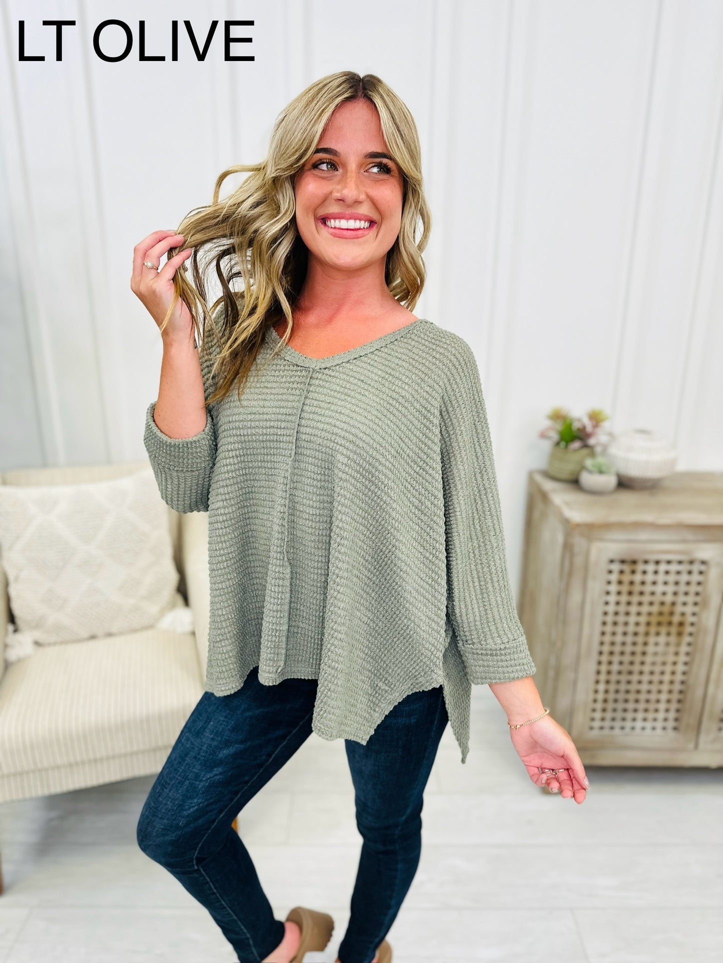 DOORBUSTER! REG/CURVY Pleated Love Top- Multiple Colors!