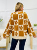 Checkerboard Blossom Sweater