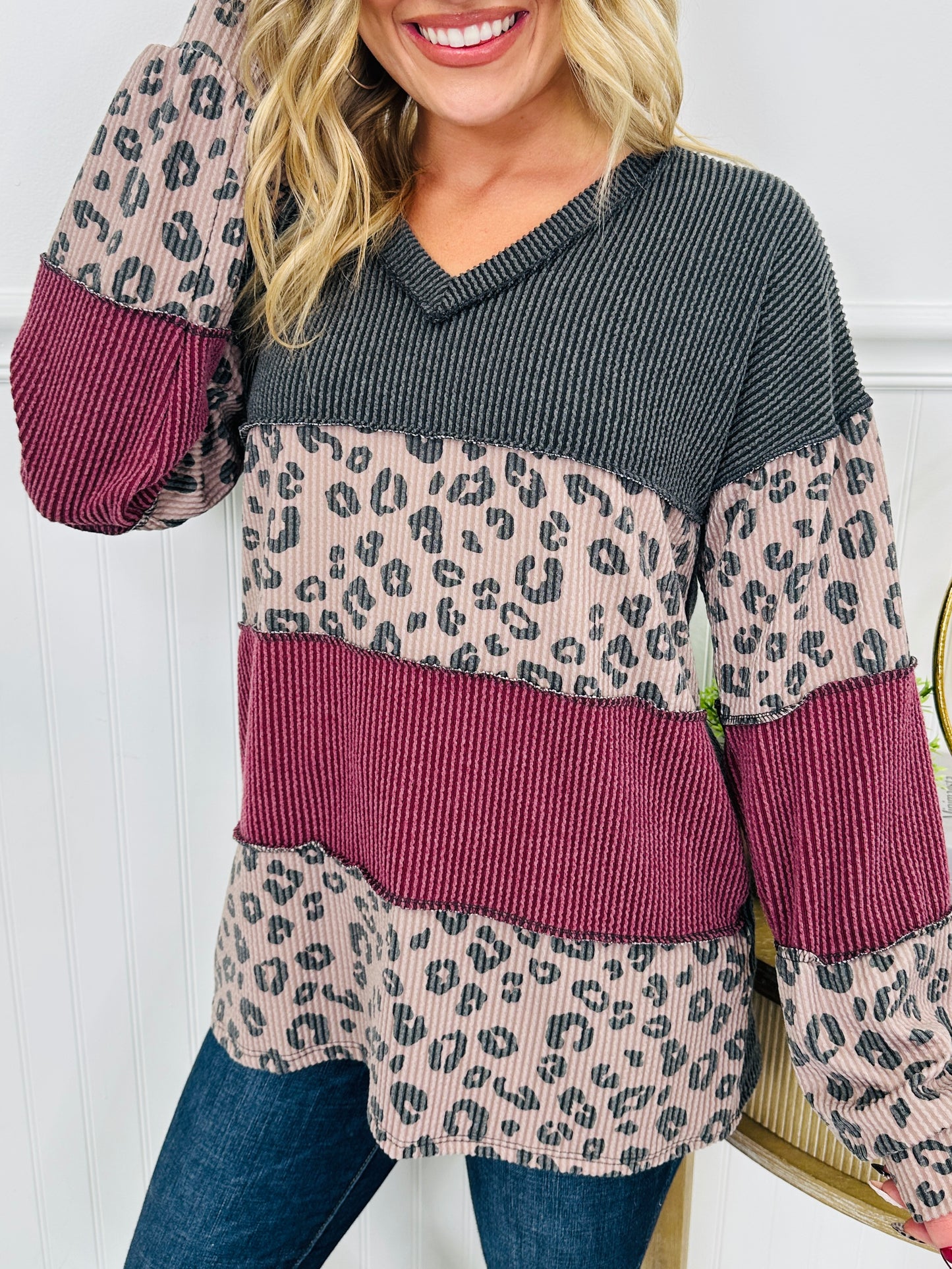 Leopard On Repeat Top- Multiple Colors!