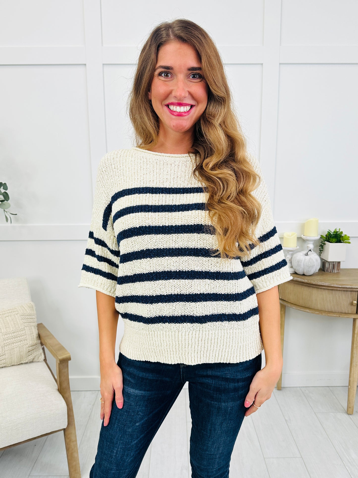 Nantucket Nights Sweater In Navy