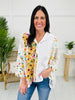 Serene Blossom Top In Ivory