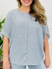 The Coastal Panel Top In Denim