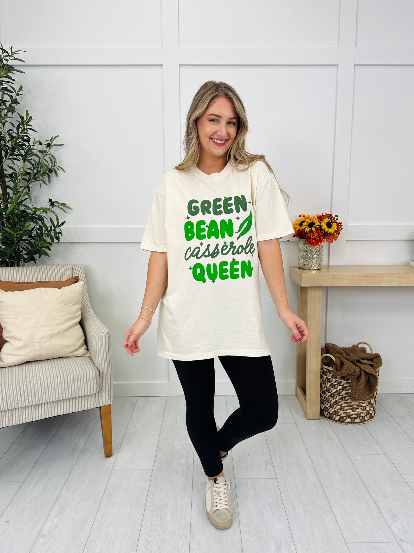 Green Bean Casserole Queen Graphic Tee