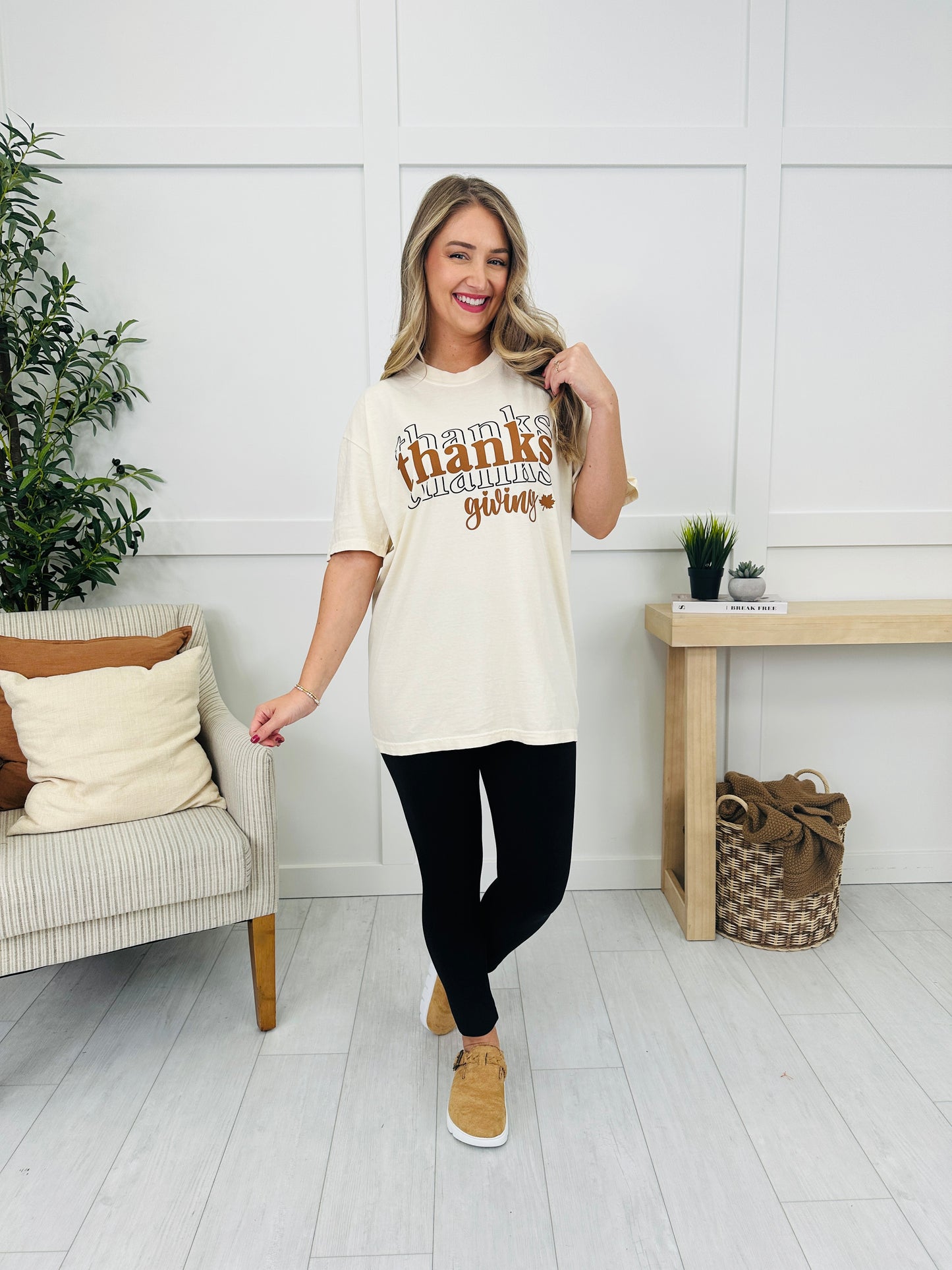 Thanksgiving Graphic Tee- Multiple Colors!