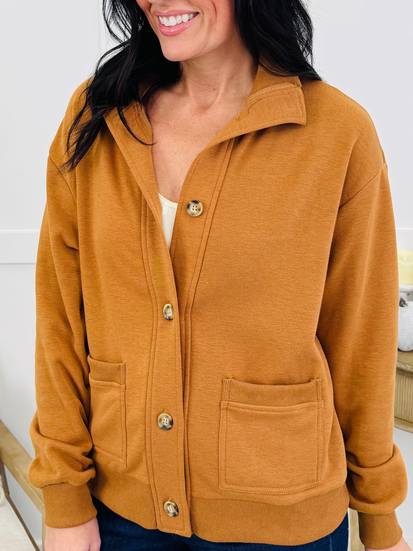Maple Street Jacket In Camel