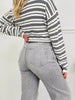 Grey Goals Tummy Control Wide Leg Jeans In Multiple Inseams