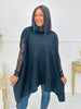 Draped Elegance Sweater In Multiple Colors