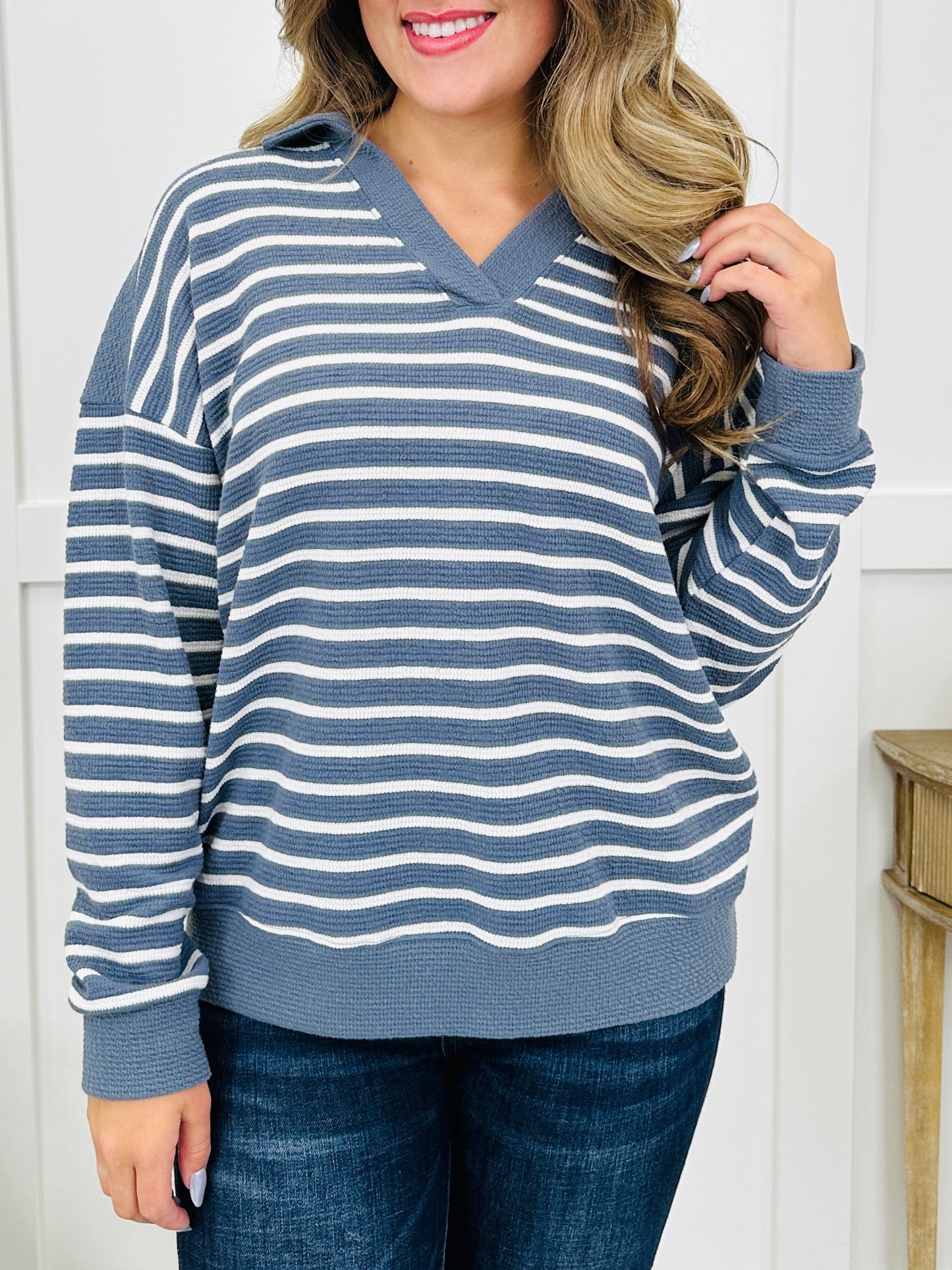 The Off-Duty Stripe Top