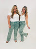 Judy Blue Shamrock & Roll Dad Jeans