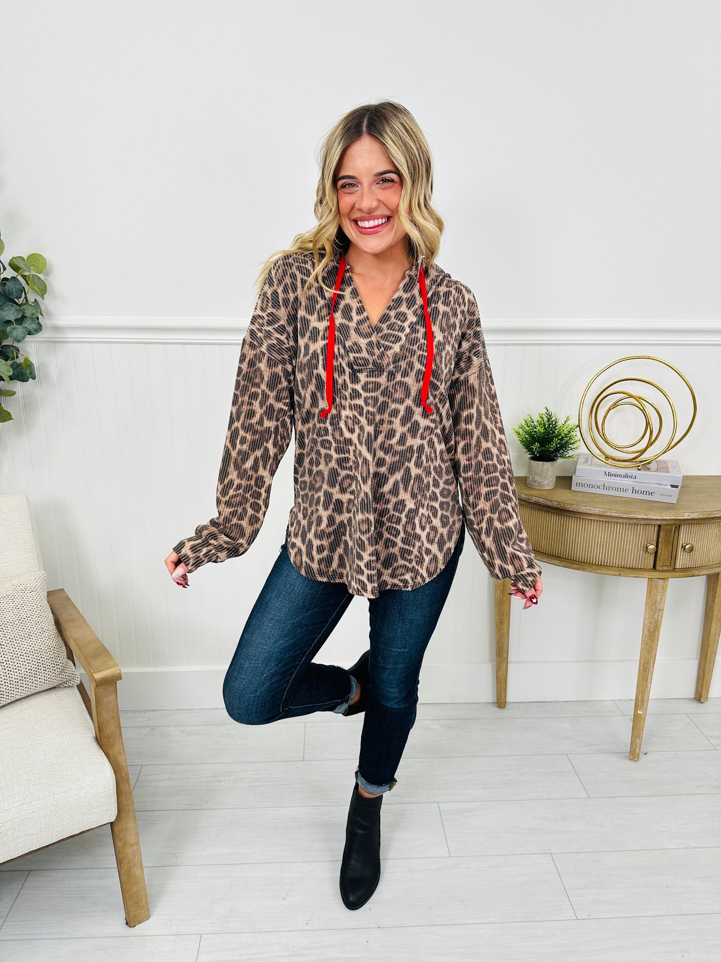 Luxe in Leopard Hooded Top