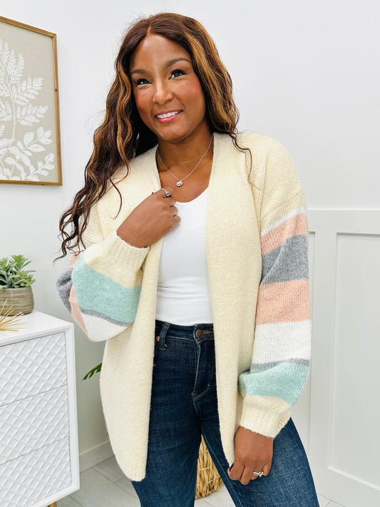 REG/CURVY Frosted Fleece Cardigan