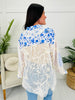 The Sweetest Stitch Shacket in Powder Blue
