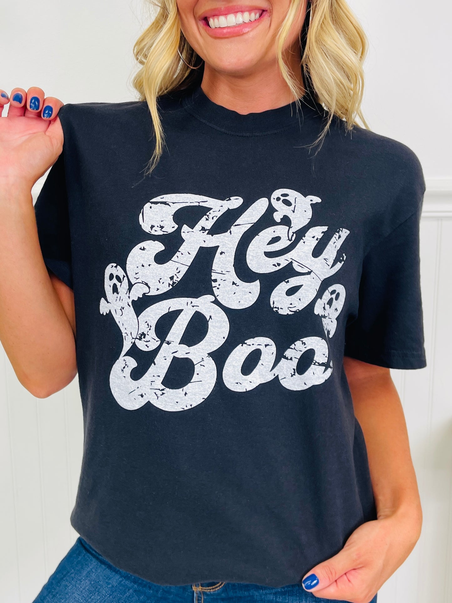 Hey Boo Graphic Tee