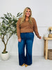 Full Of Style Tummy Control Wide Leg Jeans In Multiple Inseams