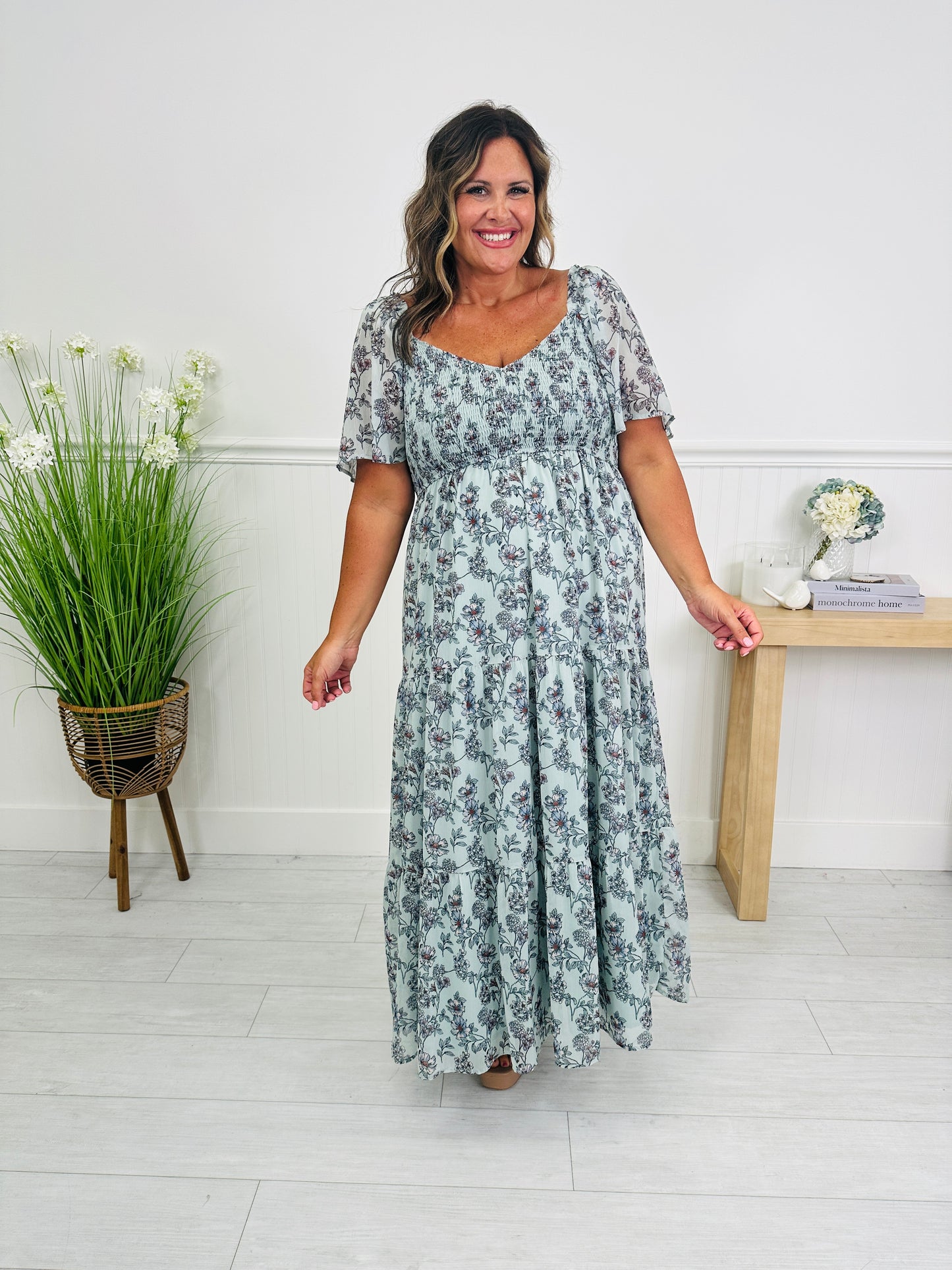 Summer in Bloom Dress in Sardinia Print