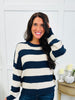 Cabin Daydream Sweater In Navy