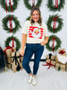Striped Santa Graphic Tee