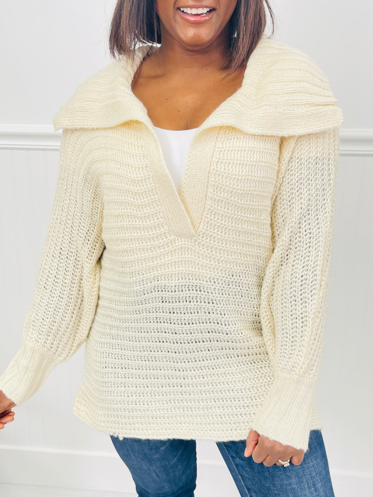 Wrapped In Forever Sweater in Oatmeal