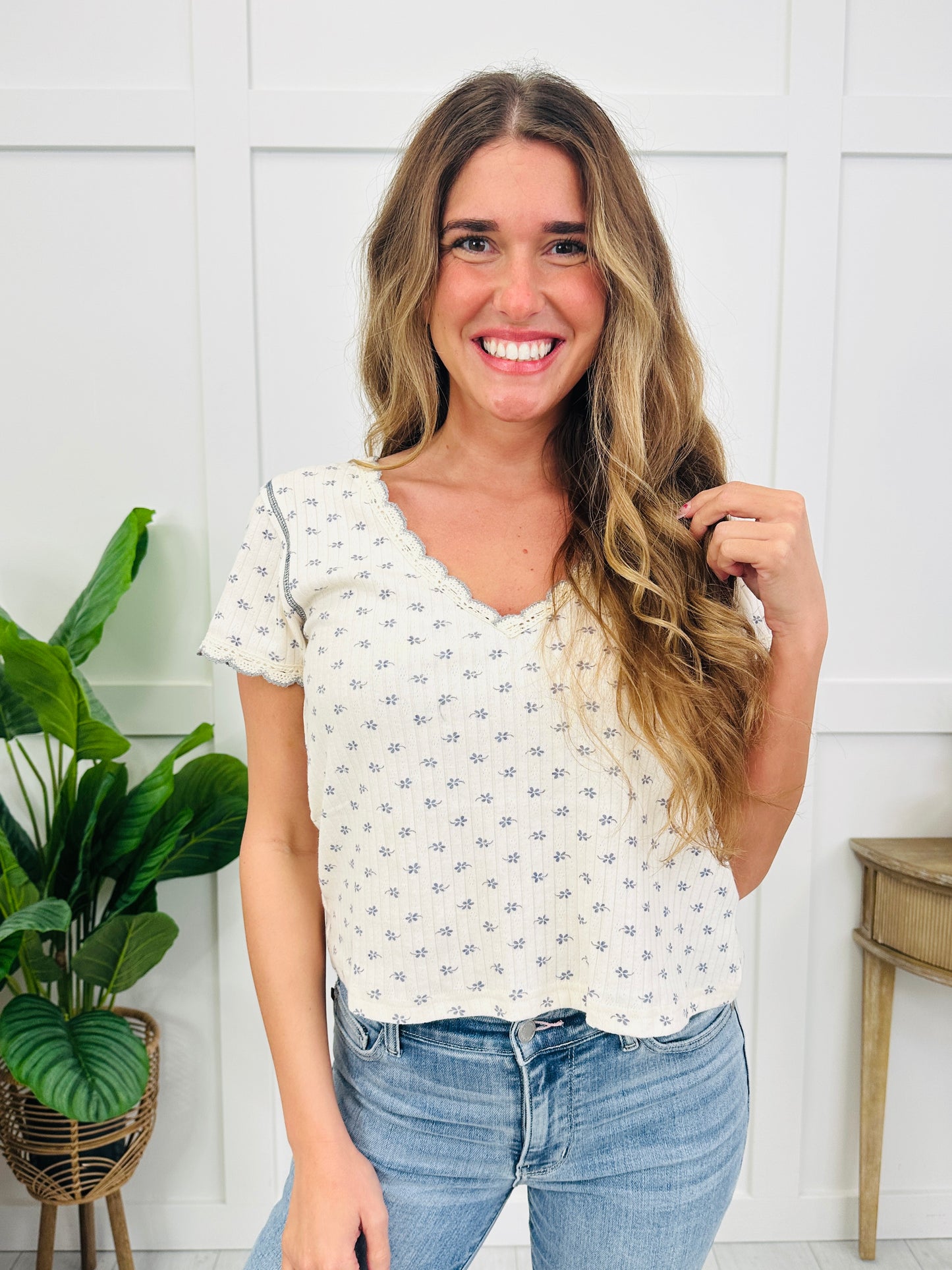 The Soft Contrast Top In Multiple Colors