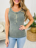 DOORBUSTER! Bright And Buttoned Tank Top- Multiple Colors!