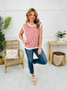 Prowling In Style Top in Mauve/White