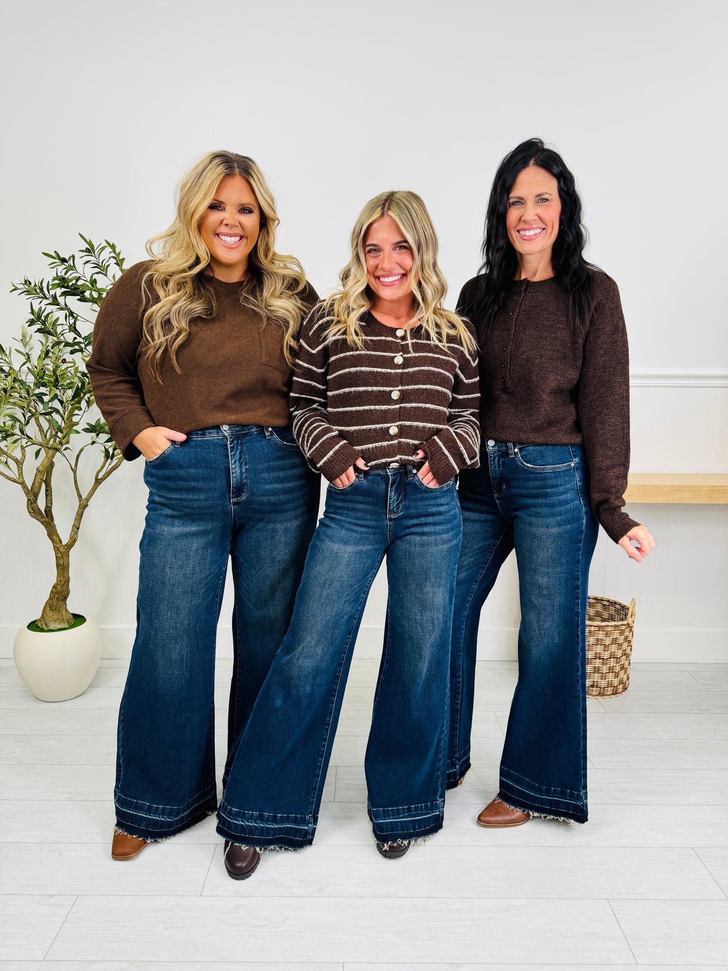 Best Dressed Tummy Control Retro Wide Leg Jeans