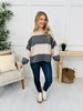 Parallel Mood Top in Latte/Charcoal