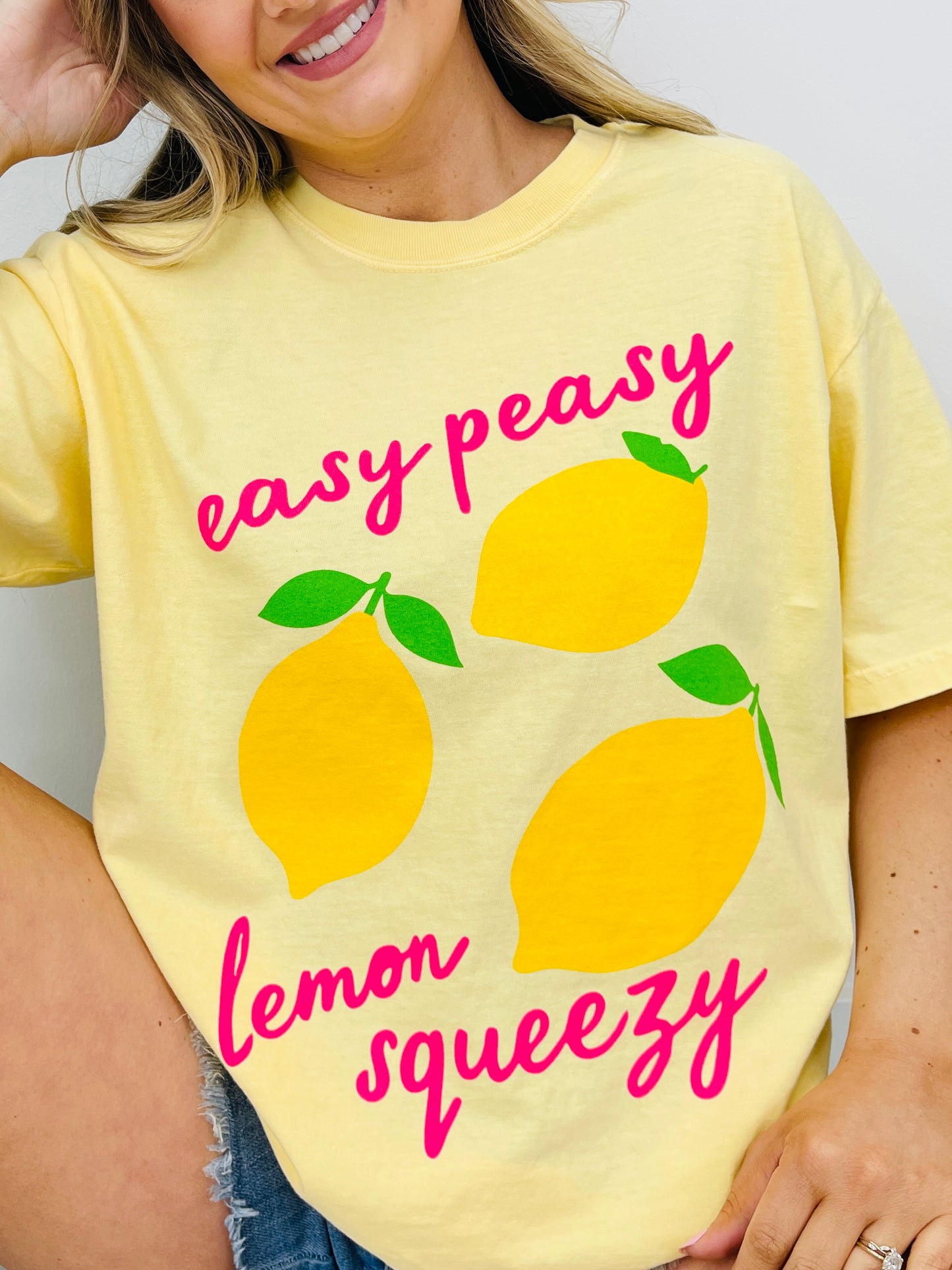 Easy Peasy Lemon Squeezy Graphic Tee