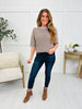 Falling Into Fall Top In Light Grey
