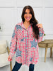 Main Street Plaid Shacket In Red