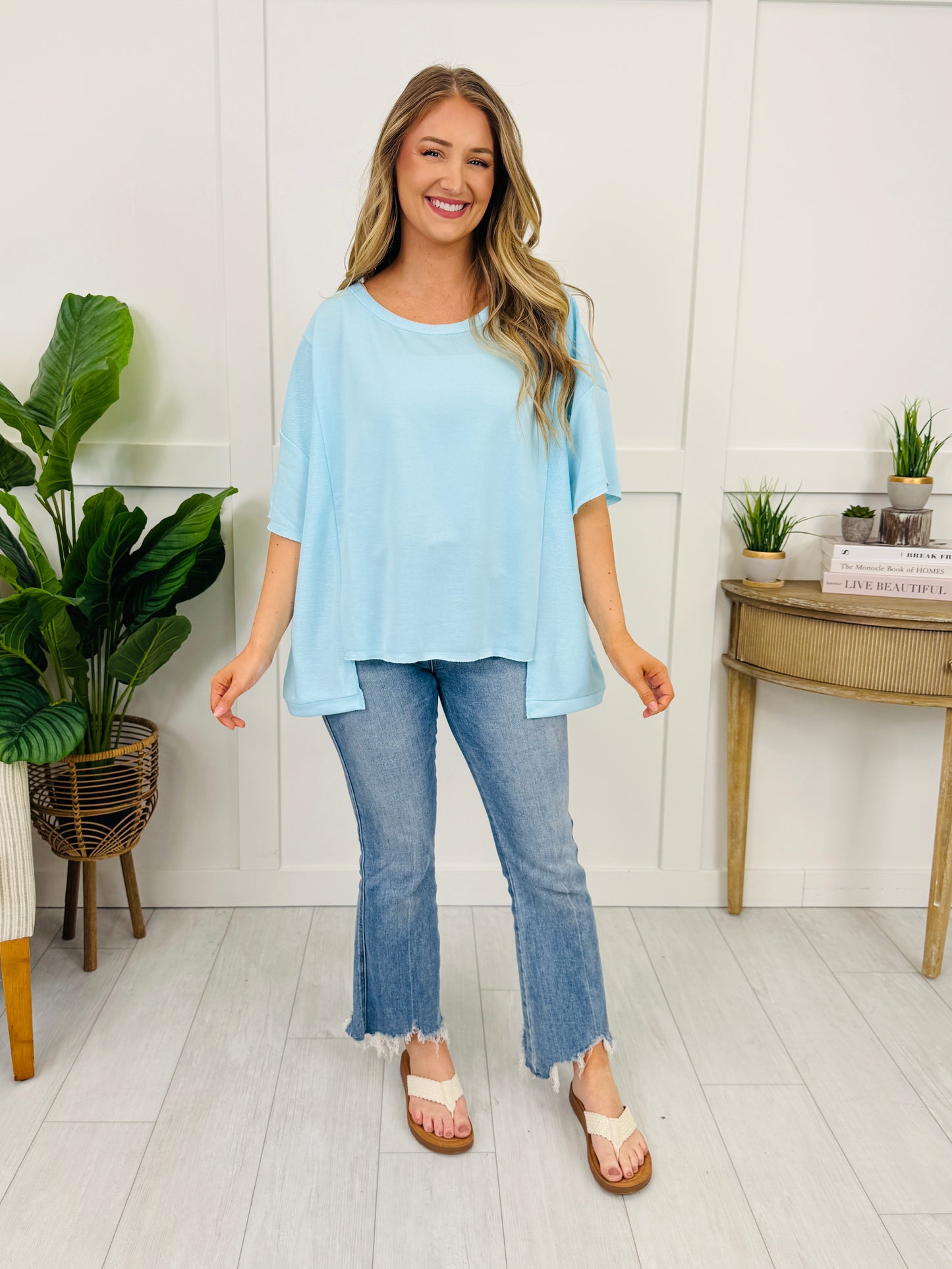 Living for the Feeling Top In Multiple Colors