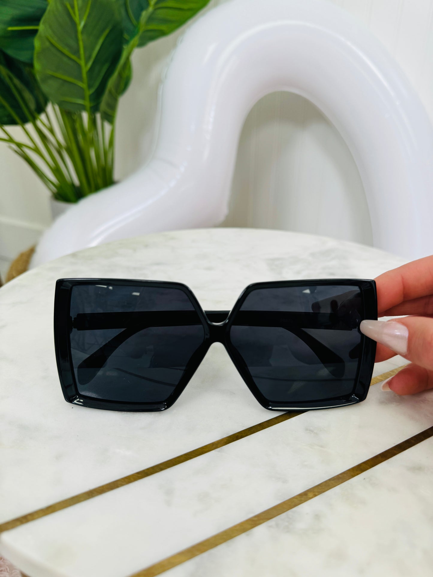 Large Rectangle Square Sunglasses- Multiple Colors!