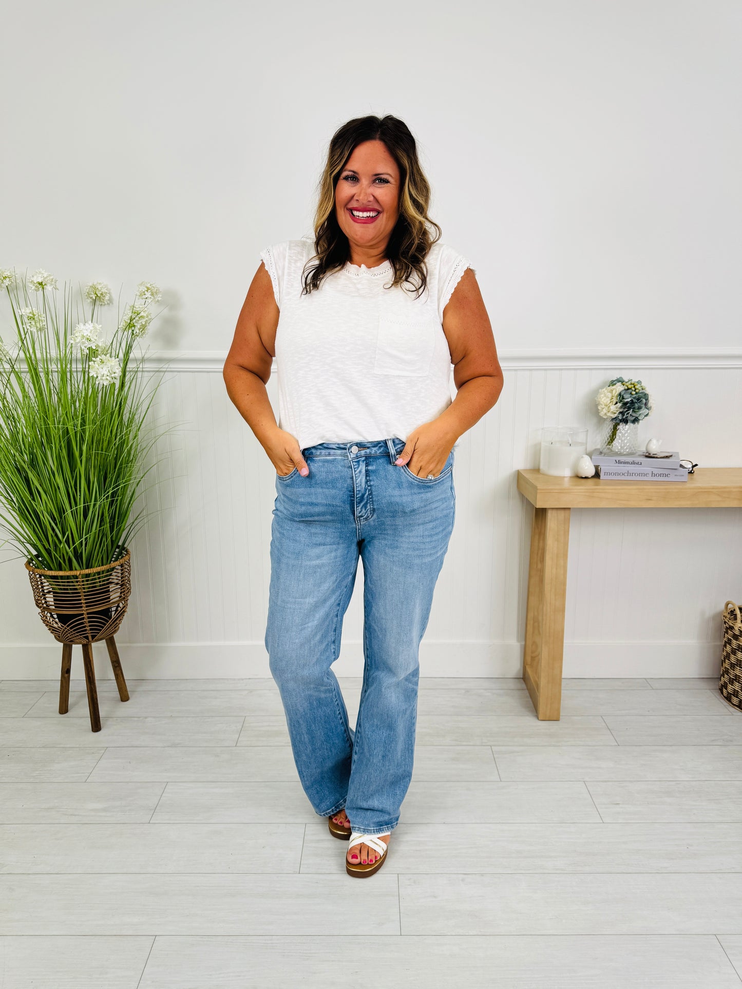 Three Reasons Tummy Control Bootcut Jeans In Multiple Inseams