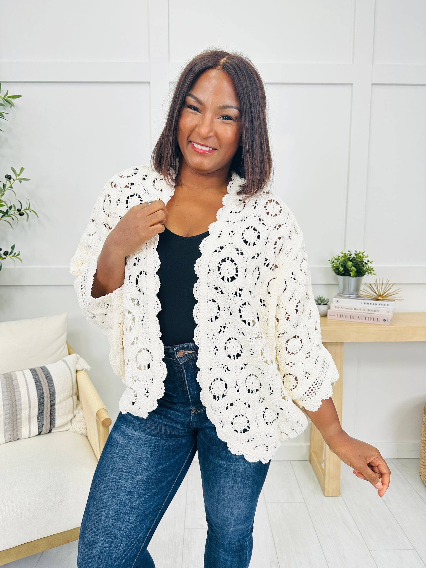 Lacework Dreams Cardigan- Multiple Colors!
