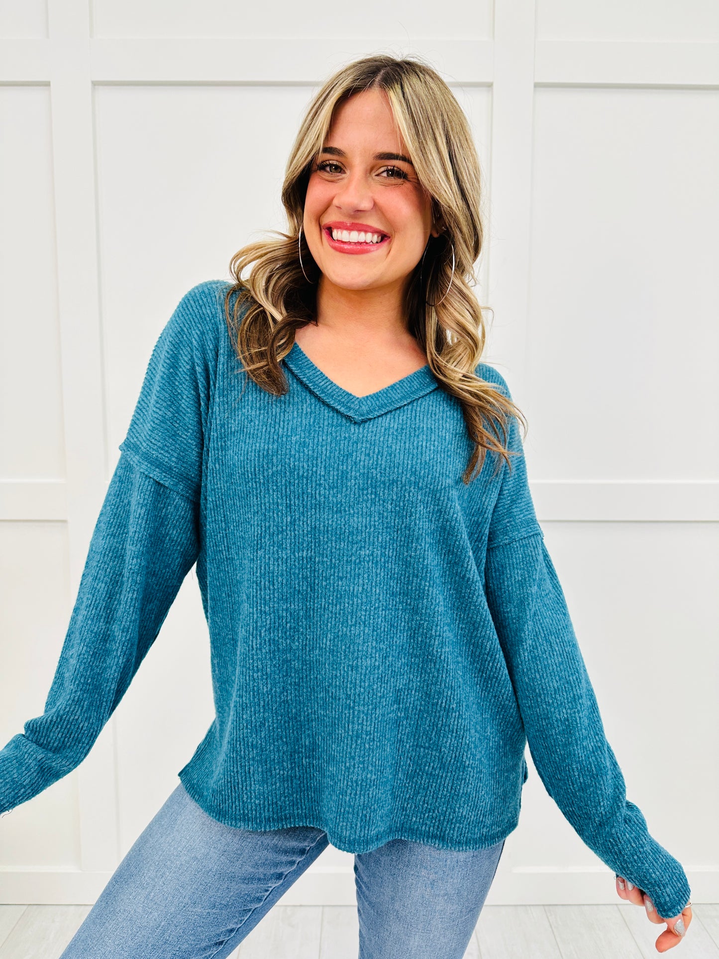 DOORBUSTER! REG/CURVY All Day Ease Top- Multiple Colors!