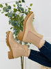 Power Strut Booties In Beige