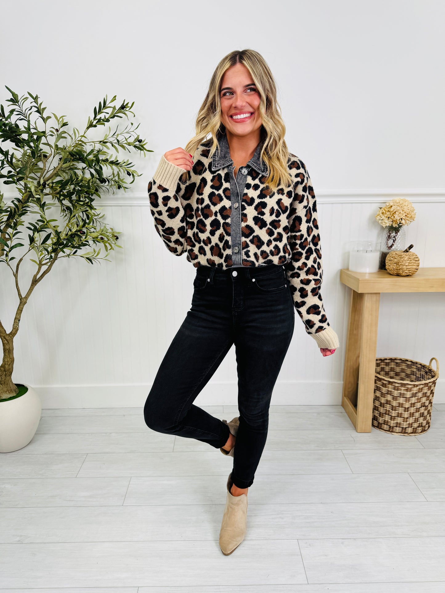 Black In Action Tummy Control Skinny Jeans In Multiple Inseams