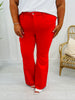 Judy Blue Loving You Was Red Tummy Control Flare Jeans in Reg/Curvy