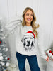 Jolly Golden Retriever Graphic Crewneck Sweatshirt