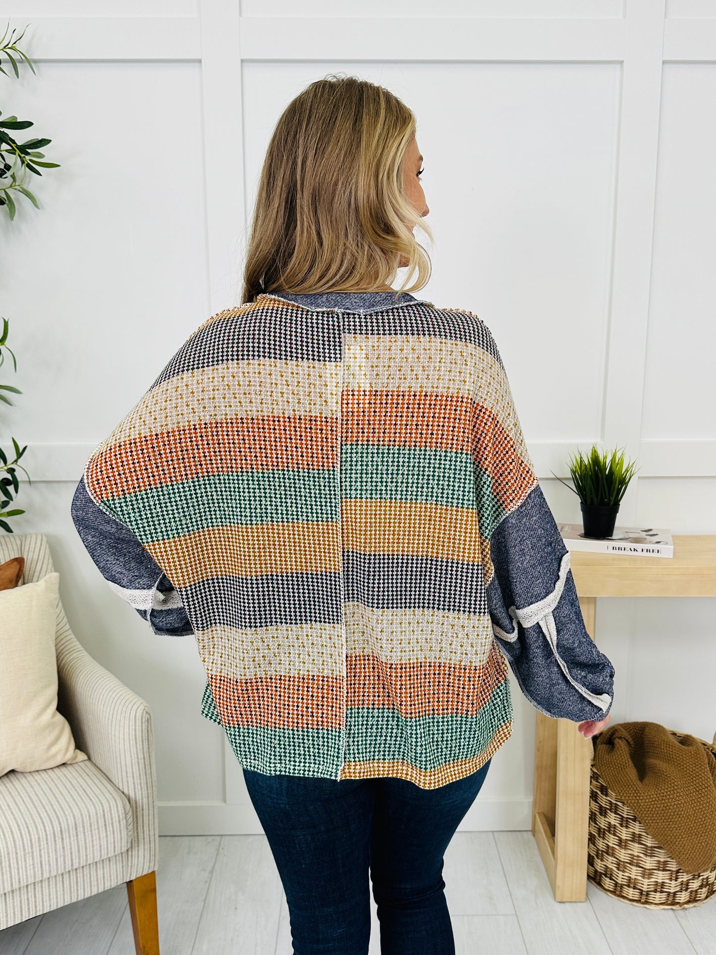 Striped With Chaos Top