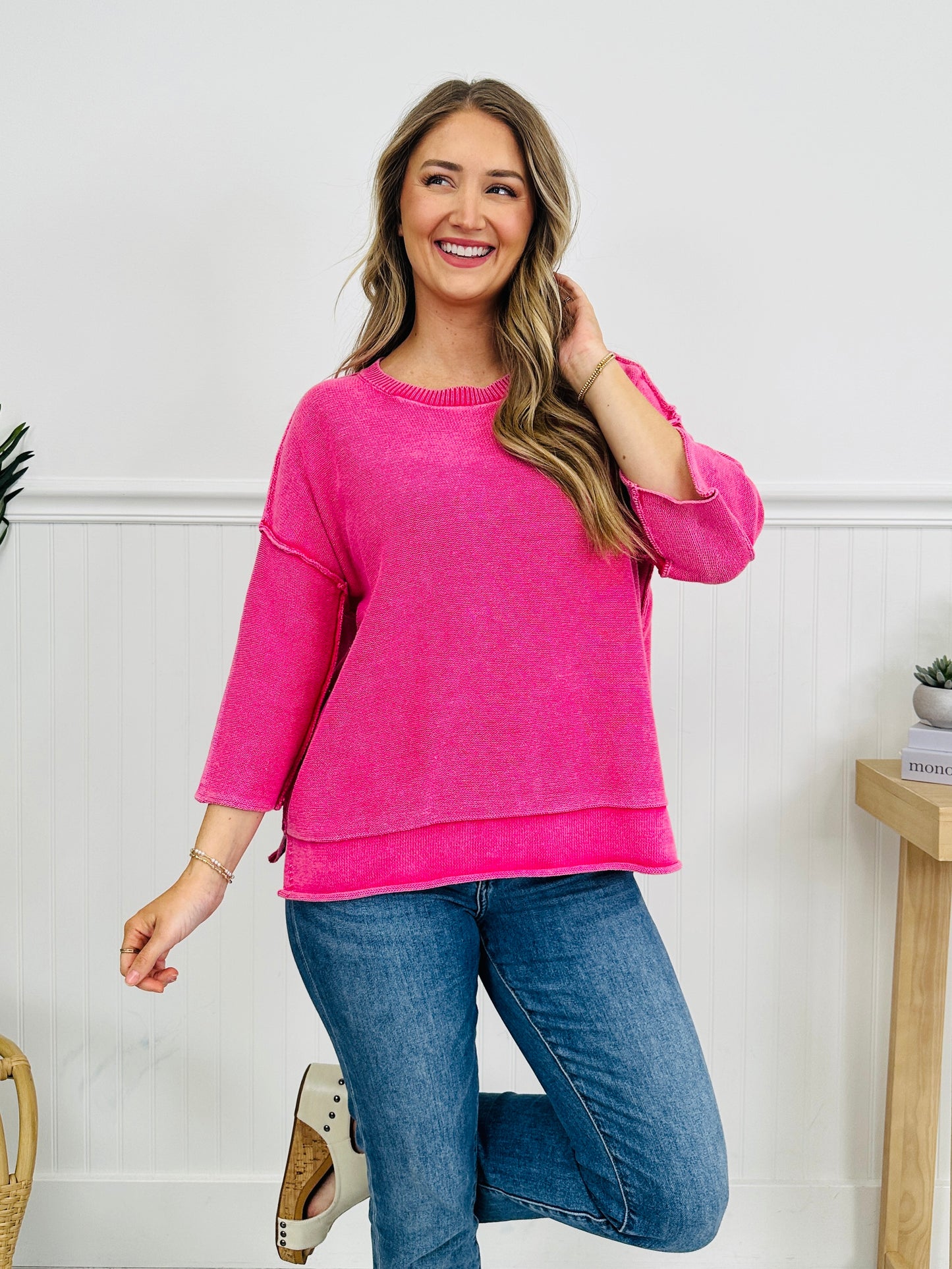 The Unrushed Moment Sweater In Multiple Colors