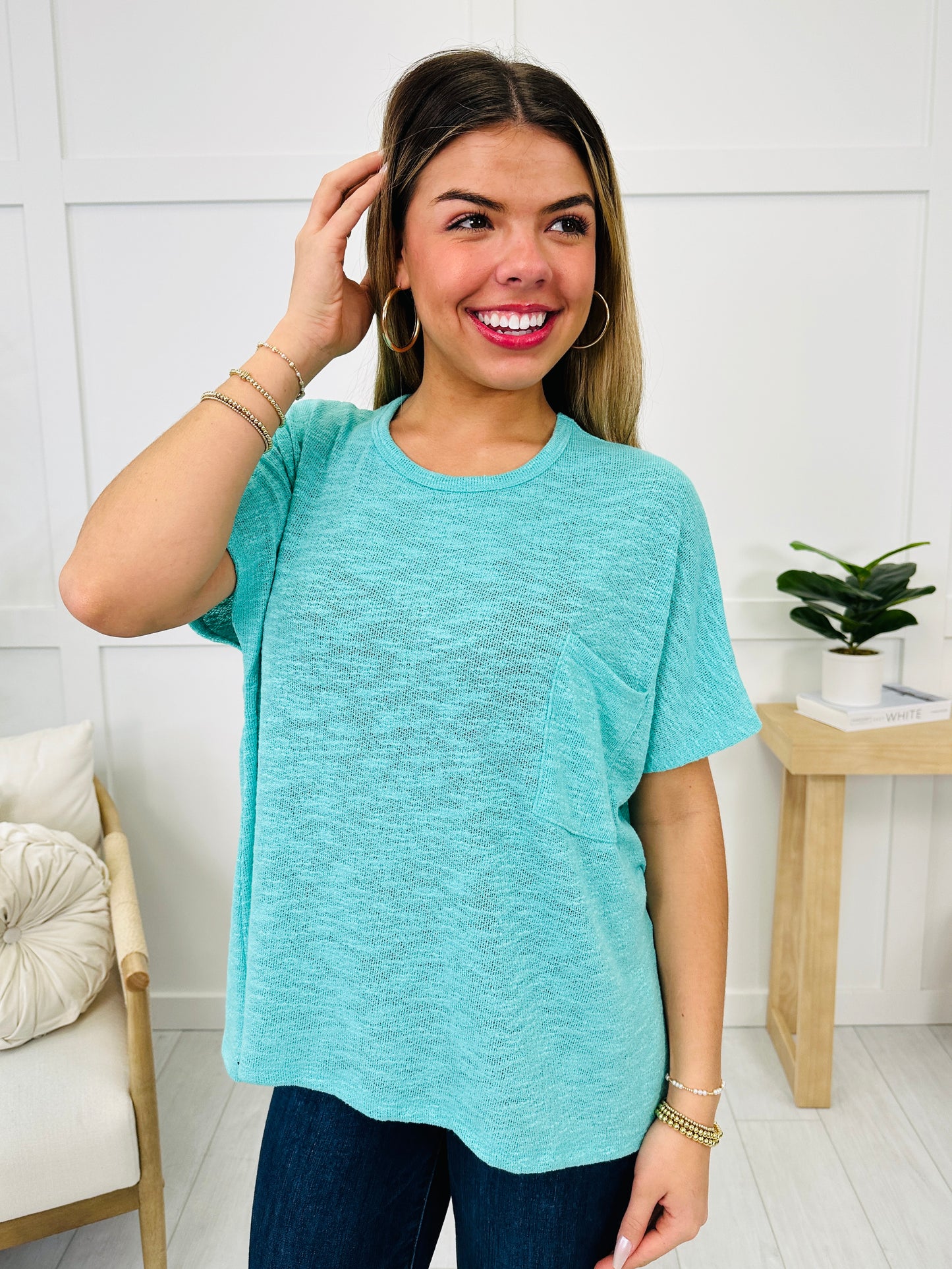 DOORBUSTER! Refined Basics Top- Multiple Colors!