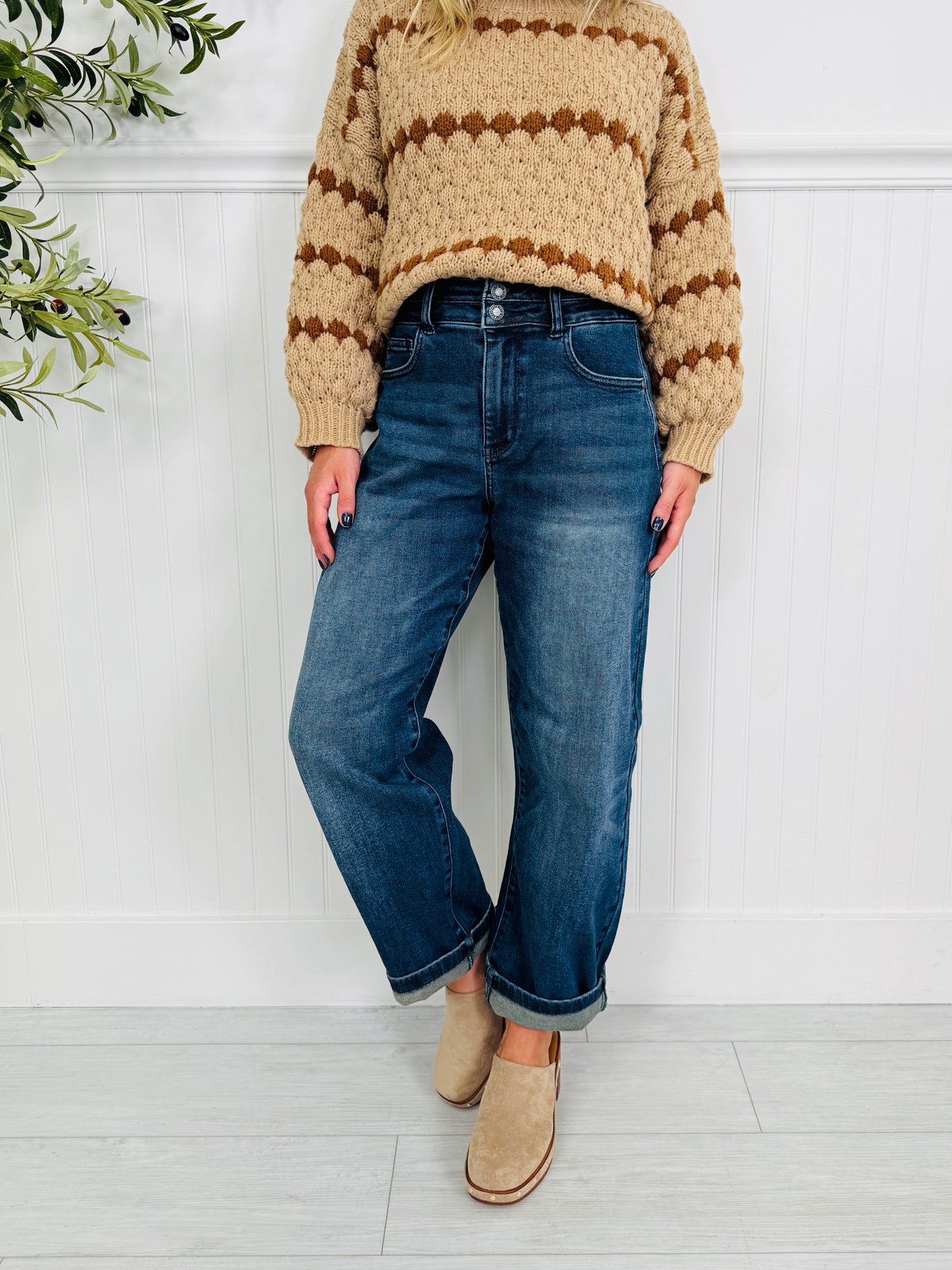 Judy Blue Twice As Nice Barrel Jeans