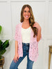 Top of the Charts Cardigan In Strawberry Pink